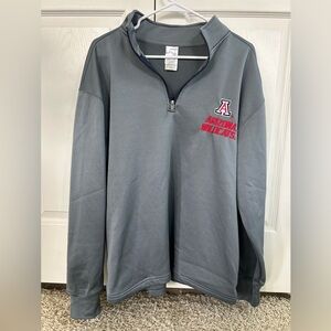 Pro Edge Men’s Large Arizona Wildcats Gray Pullover
